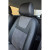 Авточехлы для Volkswagen Polo седан 2009- - кожзам + алькантара - Leather Style MW Brothers - фото 3
