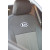 Чехлы салона Kia Rio III седан деленая с 2011 г, /Серый - бюджет Элегант - фото 21