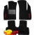 Коврики текстильные FIAT DOBLO с 2000-2010 черные в салон - фото 3