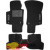 Коврики текстильные Skoda OCTAVIA A5 2004-2012 черные в салон - фото 2