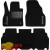 Коврики текстильные RENAULT KENGO с 2009 черные в салон - фото 3