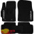 Текстильные коврики для Тойота COROLLA 2007-2013 черные - фото 3