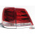 Для Тойота Land Cruiser LC 200 оптика светодиодная задняя красная LED 2011+ - JunYan - фото 4