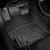 Ковры салона Subaru Legasy 2009-14 с бортиком передние, черные - Weathertech - фото 2