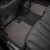 Ковры салона Mercedes S classe W222 2013-коврики с бортиком резиновые задние, какао - Weathertech - фото 2