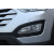 Hyundai Santa Fe 2012- Окантовка противотуманок 4шт - Clover - фото 4