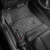 Ковры салона Cadillac Escalade 2017- с бортиком, черные, передние - Weathertech - фото 2