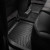 Ковры салона Mercedes-Benz E213 2016- с бортиком черные, задние - Weathertech - фото 2