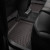 Ковры салона Mercedes-Benz E213 2016- с бортиком какао, задние - Weathertech - фото 2