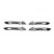Накладки на ручки Mercedes ML W164 (4 шт, нерж) - фото 2