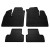 Резиновые коврики Fiat Doblo II 2005↗ гг. (Stingray) 2 шт, Premium - без запаха резины - фото 4