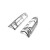 Накладки на стопы 2014↗ Citroen Jumper 2007↗ и 2014↗ гг. (2 шт, пластик) - фото 3