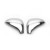Накладки на зеркала Peugeot 308 2007-2013 гг. (2 шт, нерж) Carmos - Турецкая сталь - фото 2