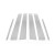 Молдинг дверных стоек Skoda Octavia III A7 2013-2019 гг. (6 шт, нерж) - фото 2