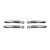 Накладки на ручки Renault Megane III 2009-2016 гг. (4 шт., нерж.) 4 чипа, Carmos - Турецкая сталь - фото 3