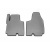 Коврики Renault Trafic 2015↗ гг. (2 шт, EVA, серые) - фото 2