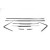 Наружняя окантовка стекол Opel Mokka 2012-2021 гг. (8 шт, нерж) Carmos - Турецкая сталь - фото 2