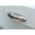 Накладки на ручки Skoda Fabia 2014-2021 гг. (4 шт, нерж) Carmos - Турецкая сталь - фото 7