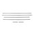 Нижняя окантовка стекол Citroen C-5 2008-2017 гг. (6 шт, нерж.) Carmos - Турецкая сталь - фото 3