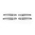 Накладки на ручки Peugeot 307 (нерж) 4 шт, Libao - ABS пластик - фото 2