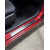 Накладки на пороги Carmos Blue V2 Hyundai Accent Solaris 2011-2017 гг. (4 шт, нерж) - фото 3