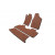 Коврики EVA Seat Alhambra 1996-2010 гг. (3 ряда, коричневые) - фото 2