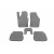 Коврики EVA Volkswagen Caddy 2004-2010 гг. (серые) 2 шт, передние - фото 5