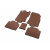 Коврики EVA Nissan X-trail T32/Rogue 2014-2021 гг. (Коричневый) - фото 2