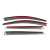 Ветровики с хромированным молдингом Niken Luxury Toyota Prius 2015-2022 гг. (4 шт) — Тойота Prius 2016-2022 - фото 4