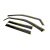 Вставные ветровики Niken Luxury Jeep Grand Cherokee WK2 2010-2021 гг. (4 шт) — Jeep Grand Cherokee 2011-2020 - фото 2