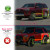 Брызговики для Toyota 4 Runner короткие 2010-2019 Для авто без расширителей арок и выдвижных подножек. 4Runner SR5 2010-2013, Limited 2010-2020- Xukey - фото 2