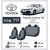 Чехлы сиденья для Тойота Campy 70 (USA) c 2018 г. (NV) тканевые - Элегант Модель Classic - фото 15