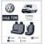 Чехлы сиденья VW Crafter (1+2) с 2018 г тканевые - Элегант Модель Classic - фото 15