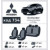 Чехлы сиденья Mitsubishi Outlander 2018-2021 тканевые - Элегант Модель Classic - фото 15