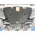 Защита Lexus IS 250 (XE3) 2013- V-2,5і двигатель, КПП, радиатор - Kolchuga - фото 4