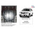 Защита Dodge Journey 2011- V-2,0 JTD; 2,4 двигатель, КПП, радиатор - Kolchuga - фото 4