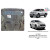 Защита Mitsubishi Pajero Sport 2015- V-2,4TDI радиатор, двигатель, редуктор - Kolchuga - фото 4