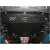 Защита Kia Soul 2008- V-1,6; 1,6D МКПП АКПП двигатель и КПП - Кольчуга - фото 7