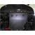 Защита Fiat Punto Classic 2007-2010 V-1,2 двигатель, КПП, радиатор - Премиум ZiPoFlex - Kolchuga - фото 7