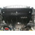 Защита Hyundai Accent RB (Solaris) IV 2011-2015- V- все двигатель, КПП, радиатор - Премиум ZiPoFlex - Kolchuga - фото 7