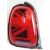Mini Cooper F55/ F56/ F57 оптика задняя LED Union Jack стиль красная - 2014 - фото 3