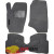 Коврики текстильные Skoda FABIA I с 1999-2008 серые в салон - фото 4