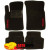 Коврики текстильные CHEVROLET AVEO T200/T250 2002-2011 черные в салон - фото 5