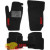Коврики текстильные SEAT IBIZA 2002-2009 черные в салон - фото 4