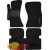 Коврики текстильные SUBARU IMPREZA с 2007-2012 черные в салон - фото 4