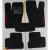 Коврики текстильные DAEWOO NEXIA 1994-2008 черные в салон - фото 5