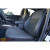 Чехлы сиденья для Тойота Camry 40 с 2006-2011г фирмы MW Brothers - кожзам - красная строчка - фото 4