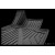 Коврики KVEST 3D в салон для Тойота LC 200, 2015->, 5 шт. (полистар, черный, бежевый) - Novline - фото 5