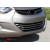 Hyundai Elantra Накладки на решетку радиатора (нерж.) 3 шт. - фото 4
