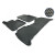 Ковры салона для Тойота Land Cruiser 200/Lexus LX570 2012- чёрные 3D-EVA, 5шт - фото 3